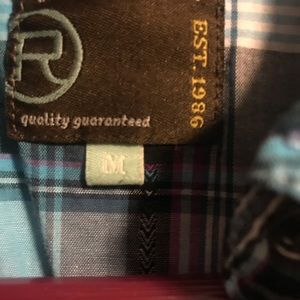 Roper Pearl snap shit . Size Medium